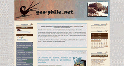 Desktop Screenshot of geo-phile.net