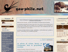 Tablet Screenshot of geo-phile.net